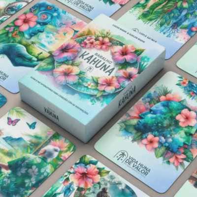 Baralho Kahuna 56 Cartas Com Petições Do Ho'oponopono
